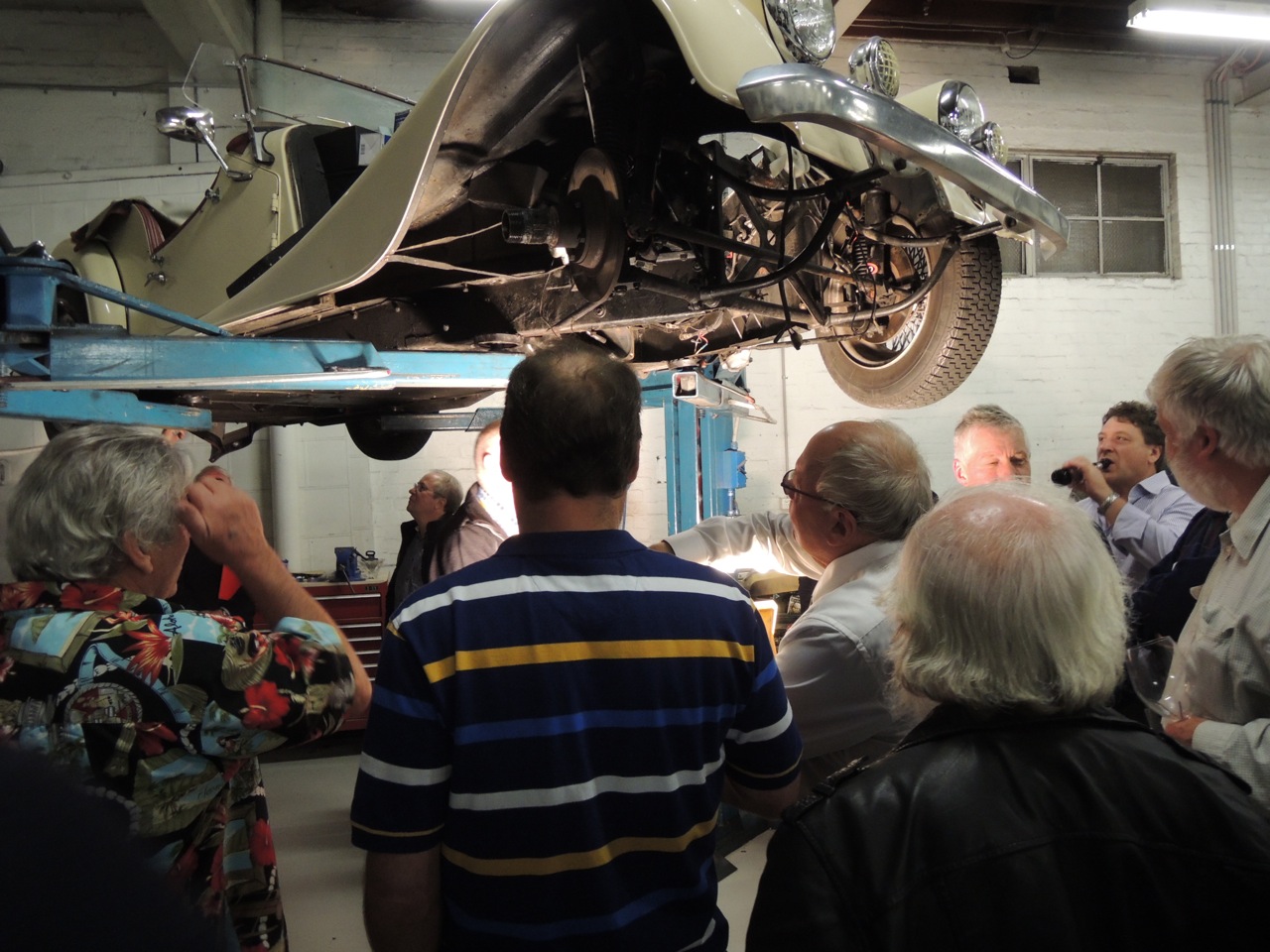 So thats what the underneath of a Morgan looks like